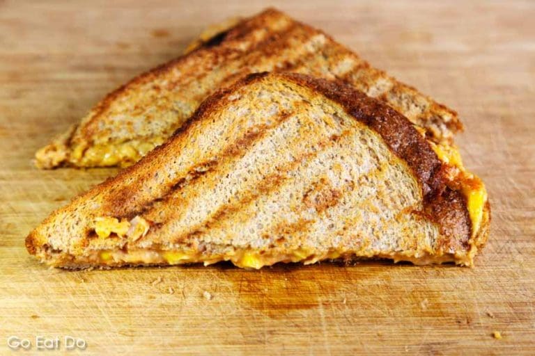 Tuna, sweetcorn and cheese toastie recipe Go Eat Do
