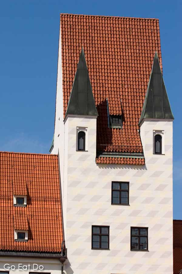 Alter Hof, a medieval tower and the first Munich residence of the Wittelsbach rulers of Bavaria, in the heart of Munich