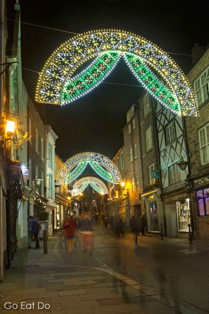 Dome and Arches, by Lumiere de Cagna, on Saddler Street in Durham City, England