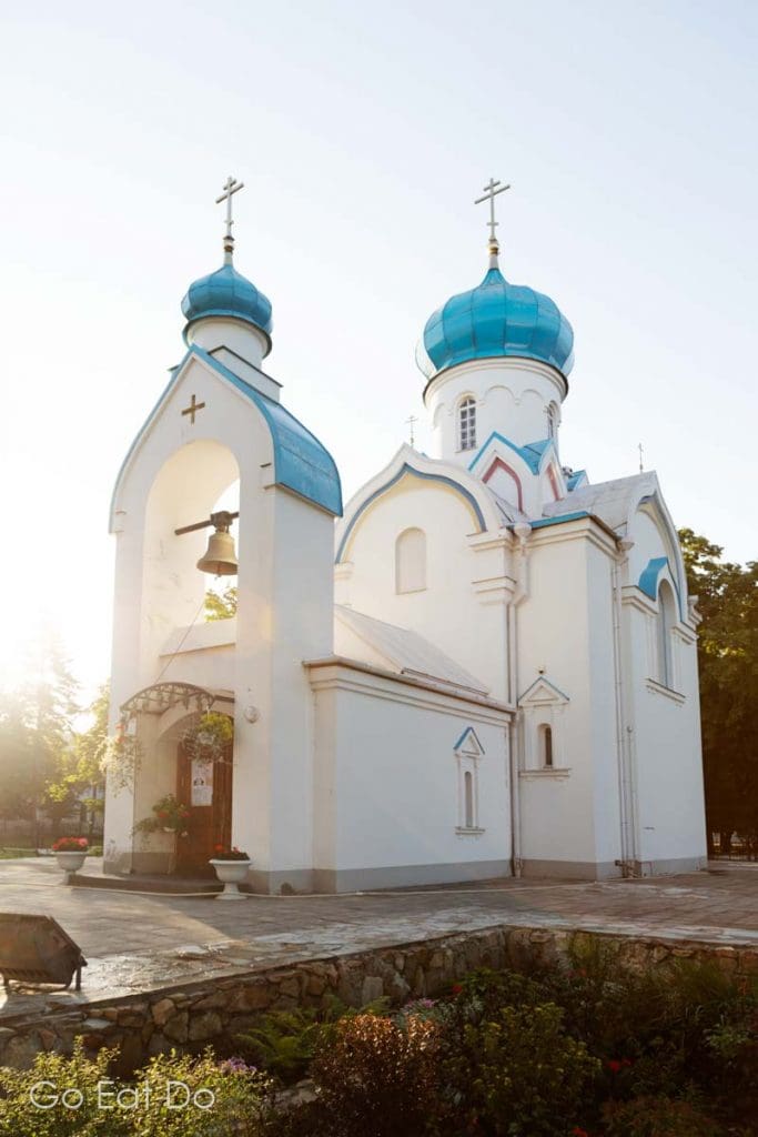 The Saint Alexander Nevsky Orthodox Chapel in Daugavpils, Latvia