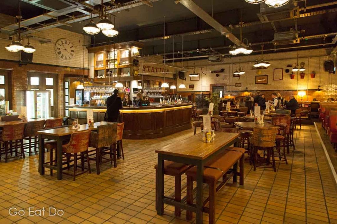 The Engine Room bar and restaurant at The Fire Station in Sunderland