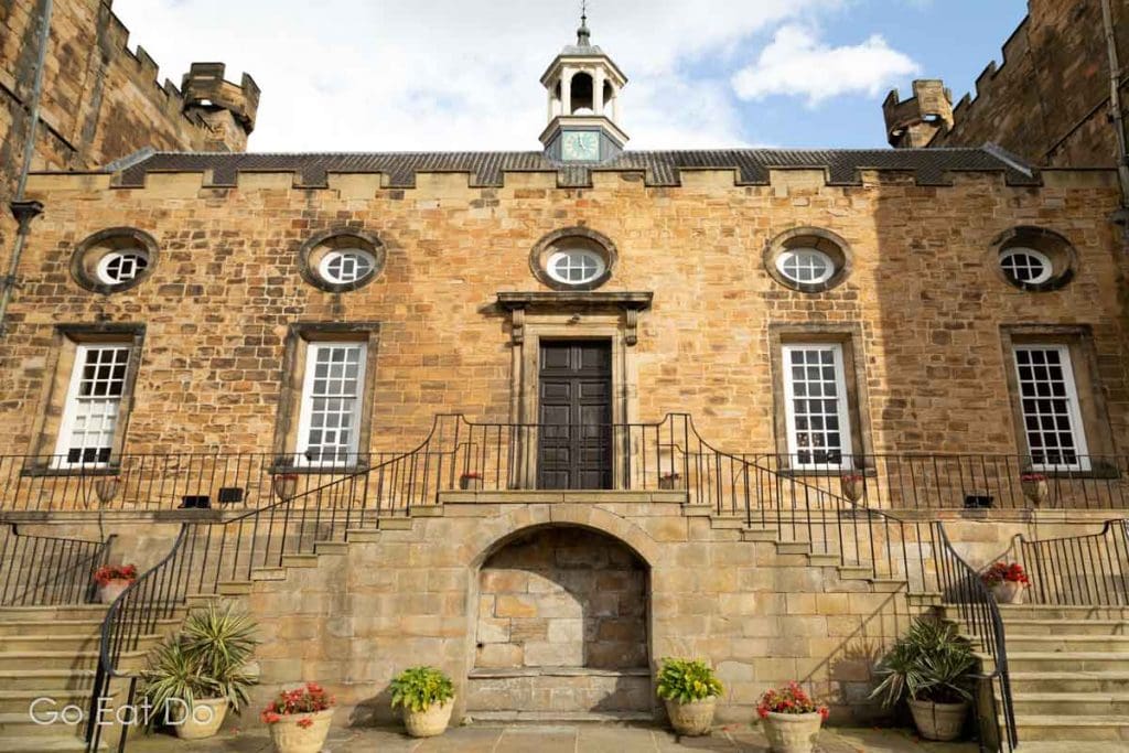 Sir John Vanbrugh-designed wing, dating from the 1720s, at Lumley Castle in County Durham