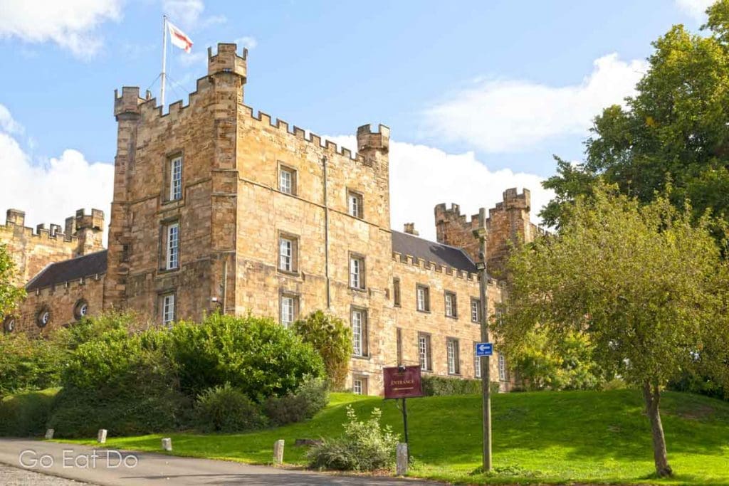 Exterior of Lumley Castle in north-east England