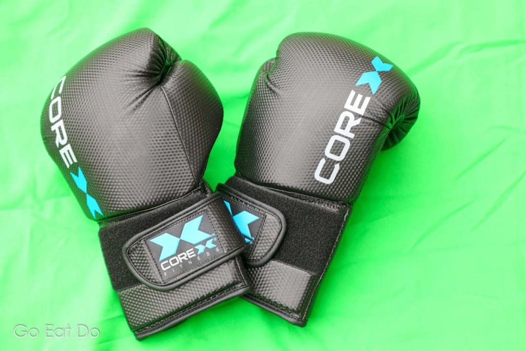 Boxing gloves may be among the equipment used during fitness training at residential boot camps and weight loss retreats in the UK