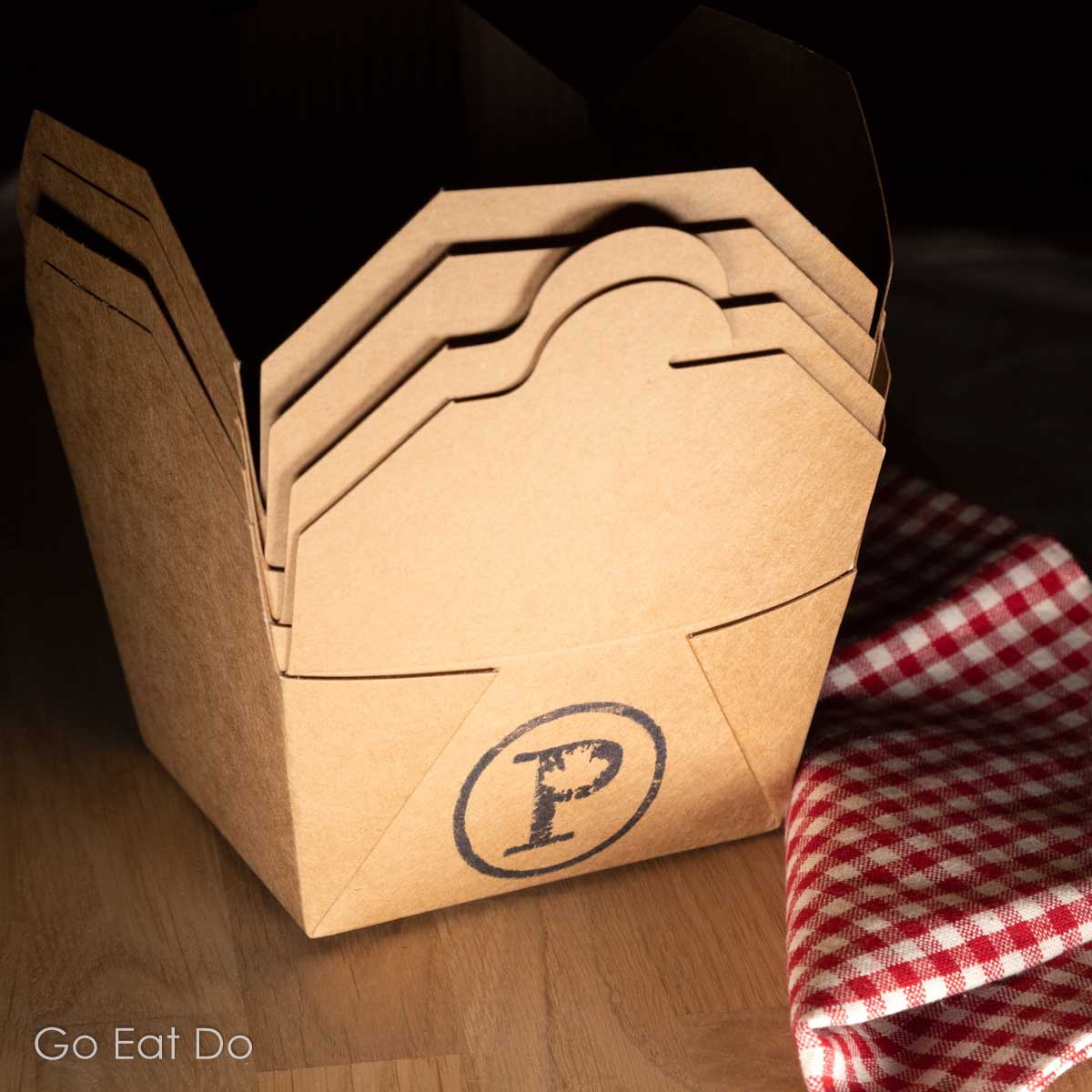 Boxes from The Poutinerie, which serves Canadian poutine in London, England