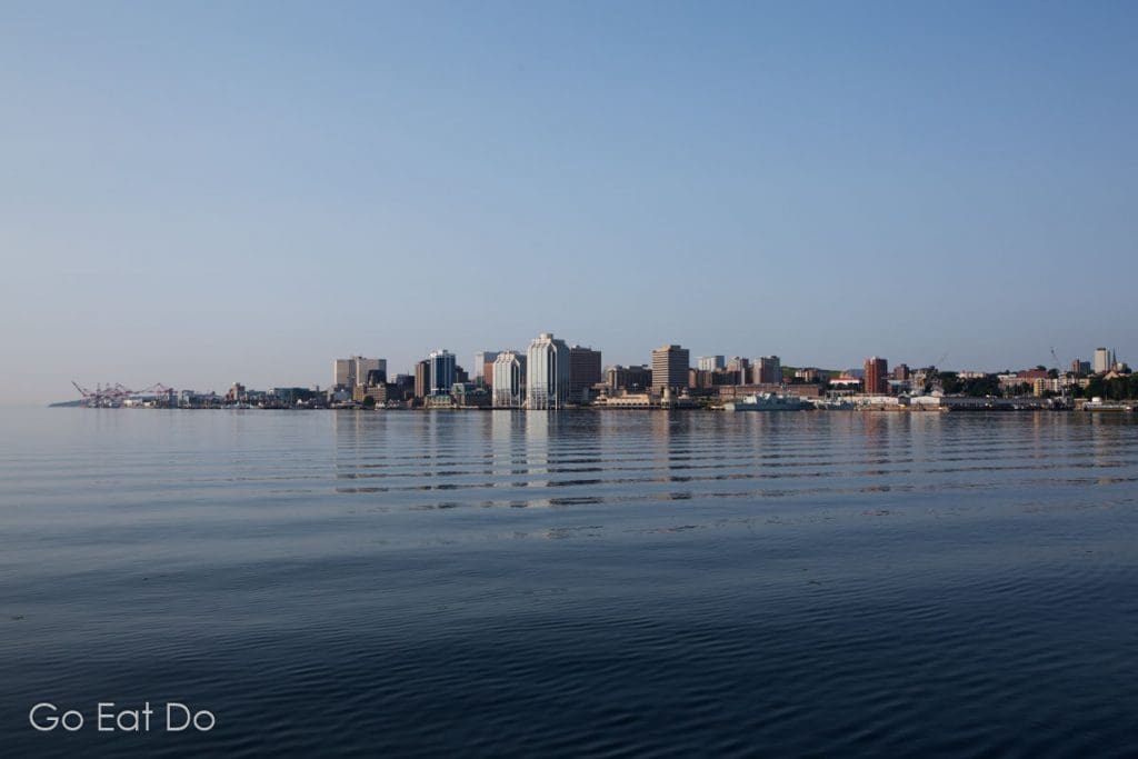 View of the Halifax skyline from across Halifax Harbour in Dartmouth.