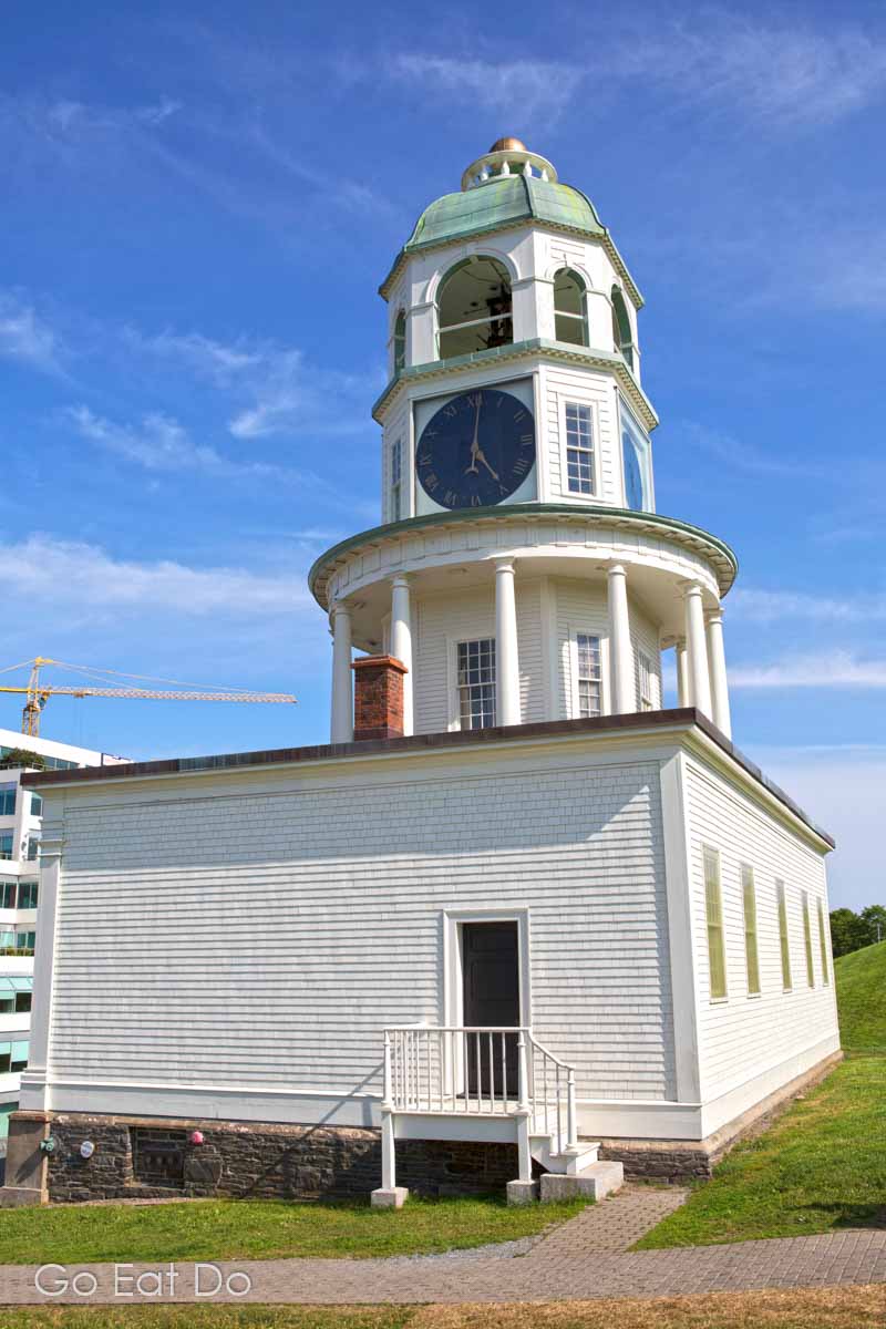 Halifax Town Clock on Citadel Hill, one of the iconic landmarks in Halifax, Nova Scotia.