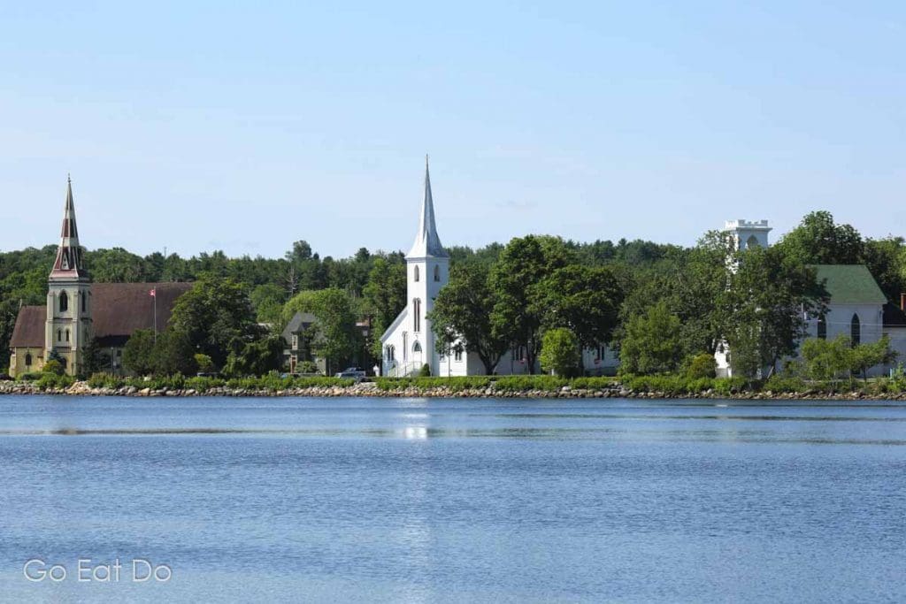 The three churches at Mahone Bay's waterfront collectively make up one of the most photographed scenes in Nova Scotia.
