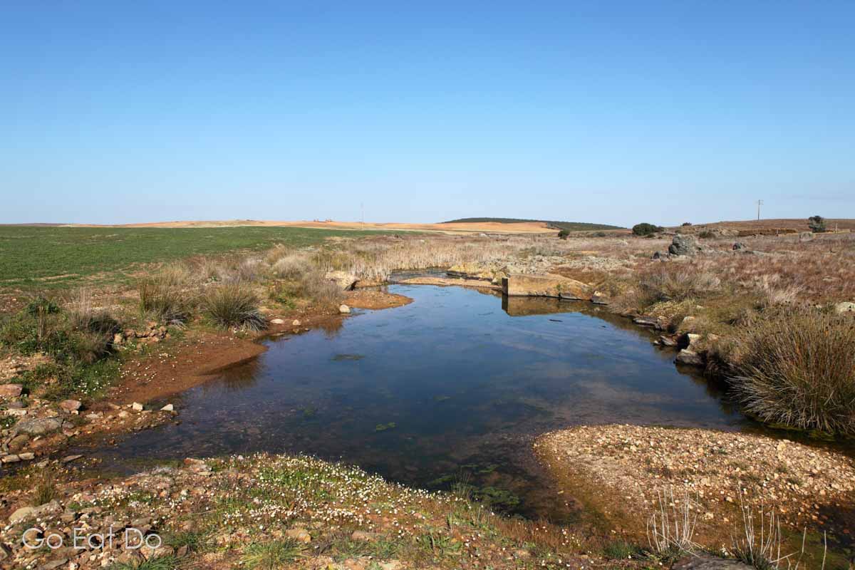 Water in the rural Alentejo region, Portugal.