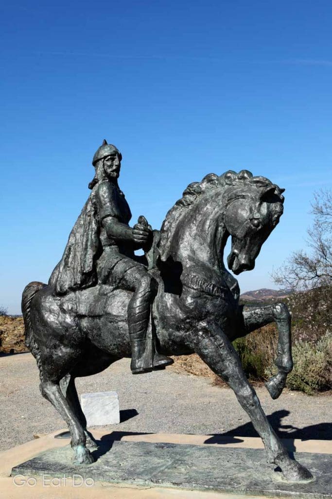 Equine statue of Ibn Qasi, under whose leadership Mertola experienced a period of independence from 1144 to 1150.