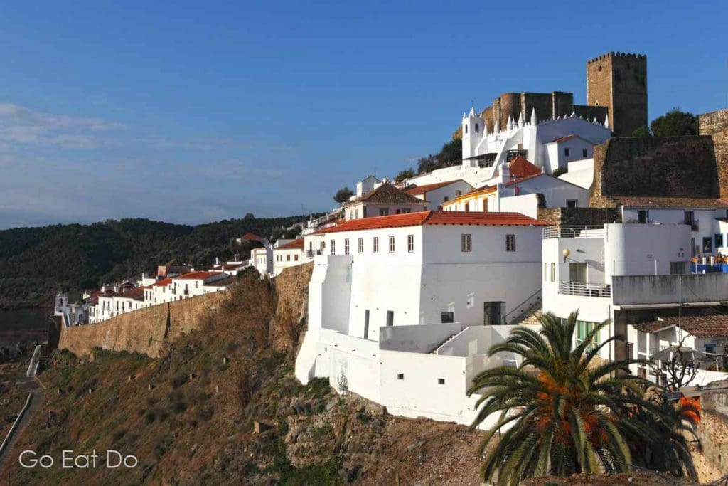 13th century castle looks out over the walled city of Mertola, which has a strong Islamic history.