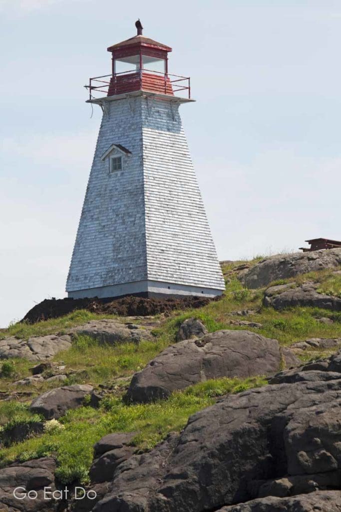 Boar's Head Lighthouse at Digby Neck in Nova Scotia, Canada.