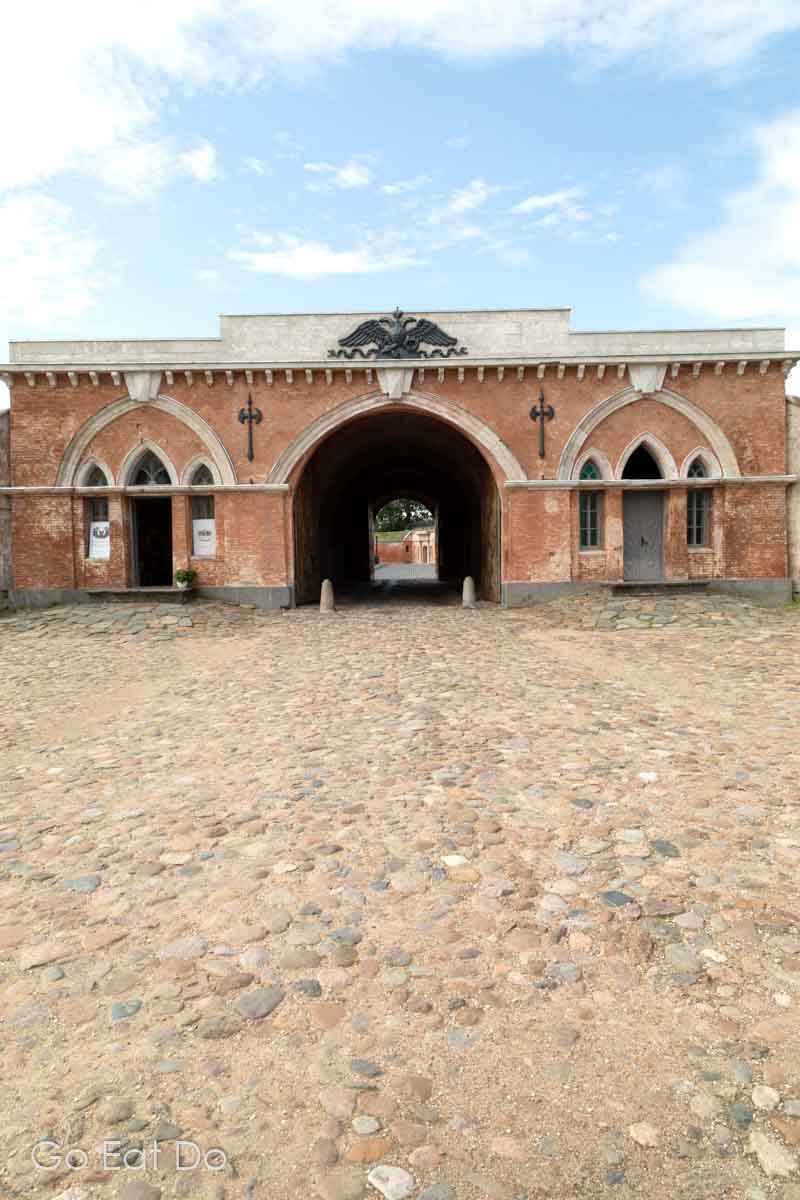 The Nicholas Gate at Daugavpils Fortress.