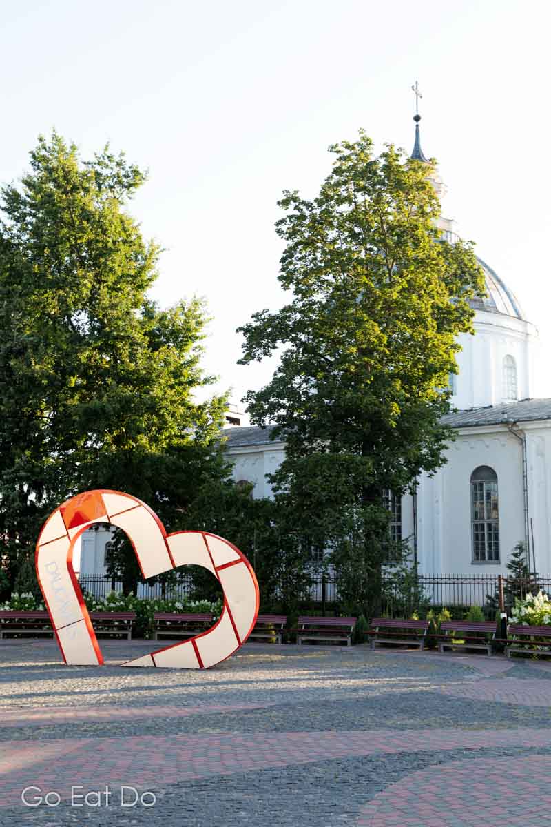 The heart sculpture in Daugavpils is also an ideal location for snapping a selfie and sharing love for the Latgale region online.
