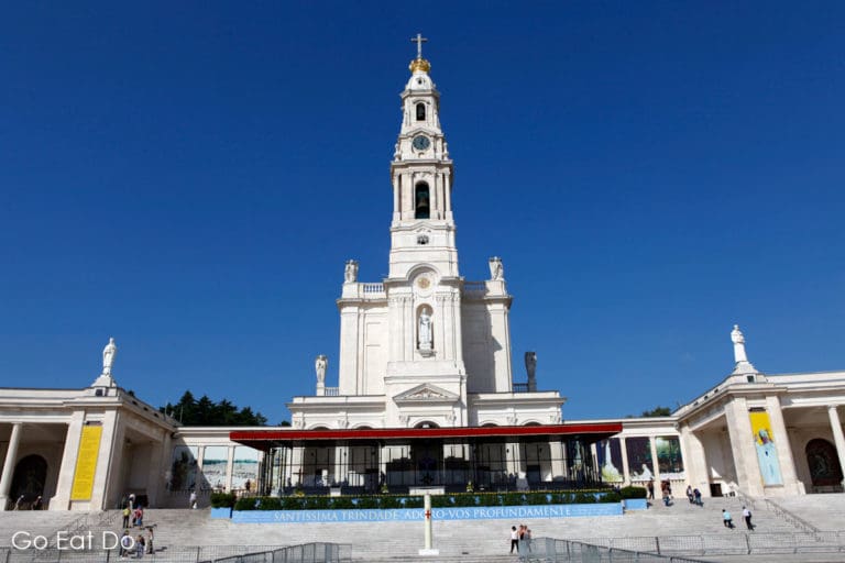 Basilica of Our Lady of the Rosary in Fatima, known as the Basílica de Nossa Senhora do Rosário