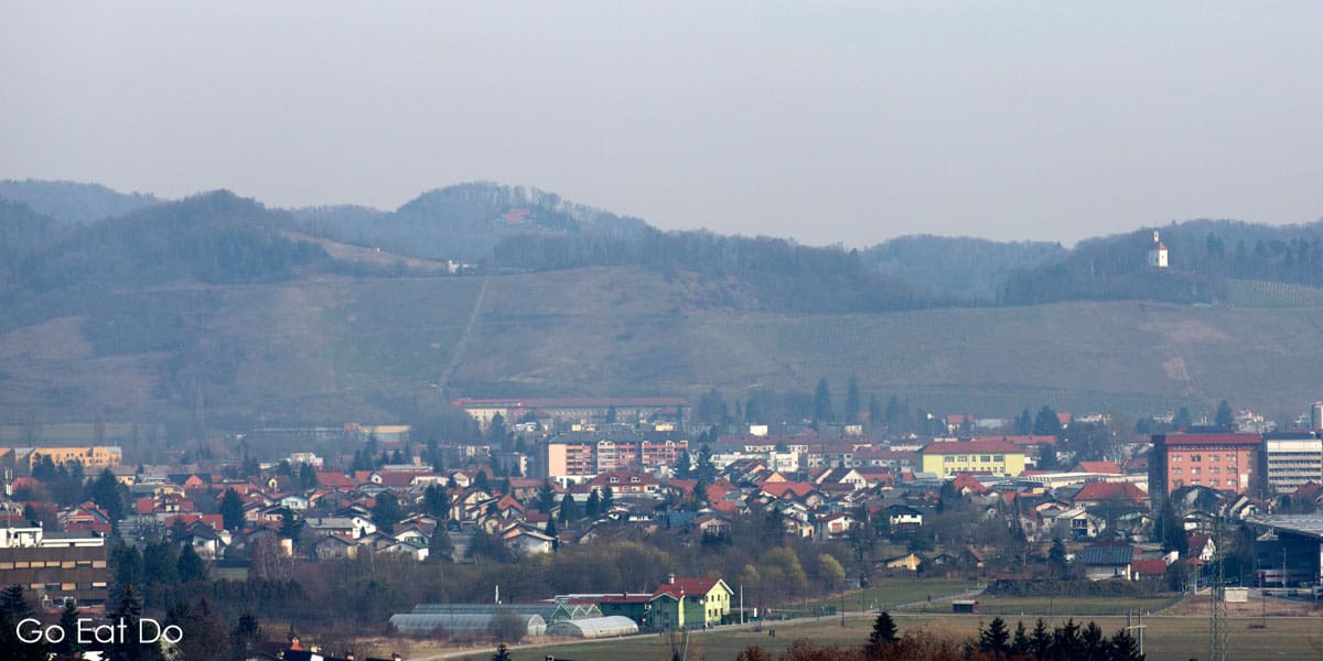 Maribor is a city set amid a mountainous region.