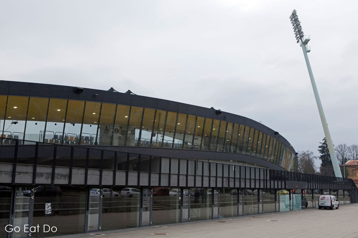 Ljudski vrt, the home stadium of NK Maribor football club.
