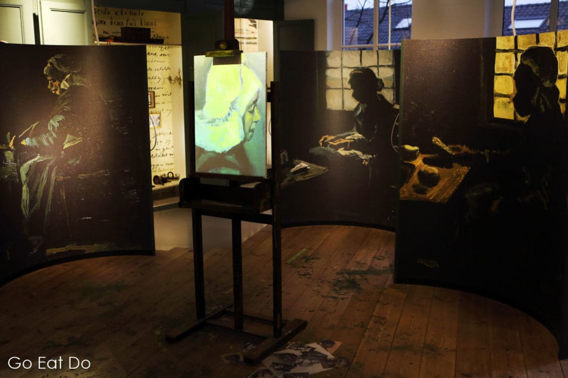 Reprints of Vincent van Gogh’s artworks at the Museum Vincentre in