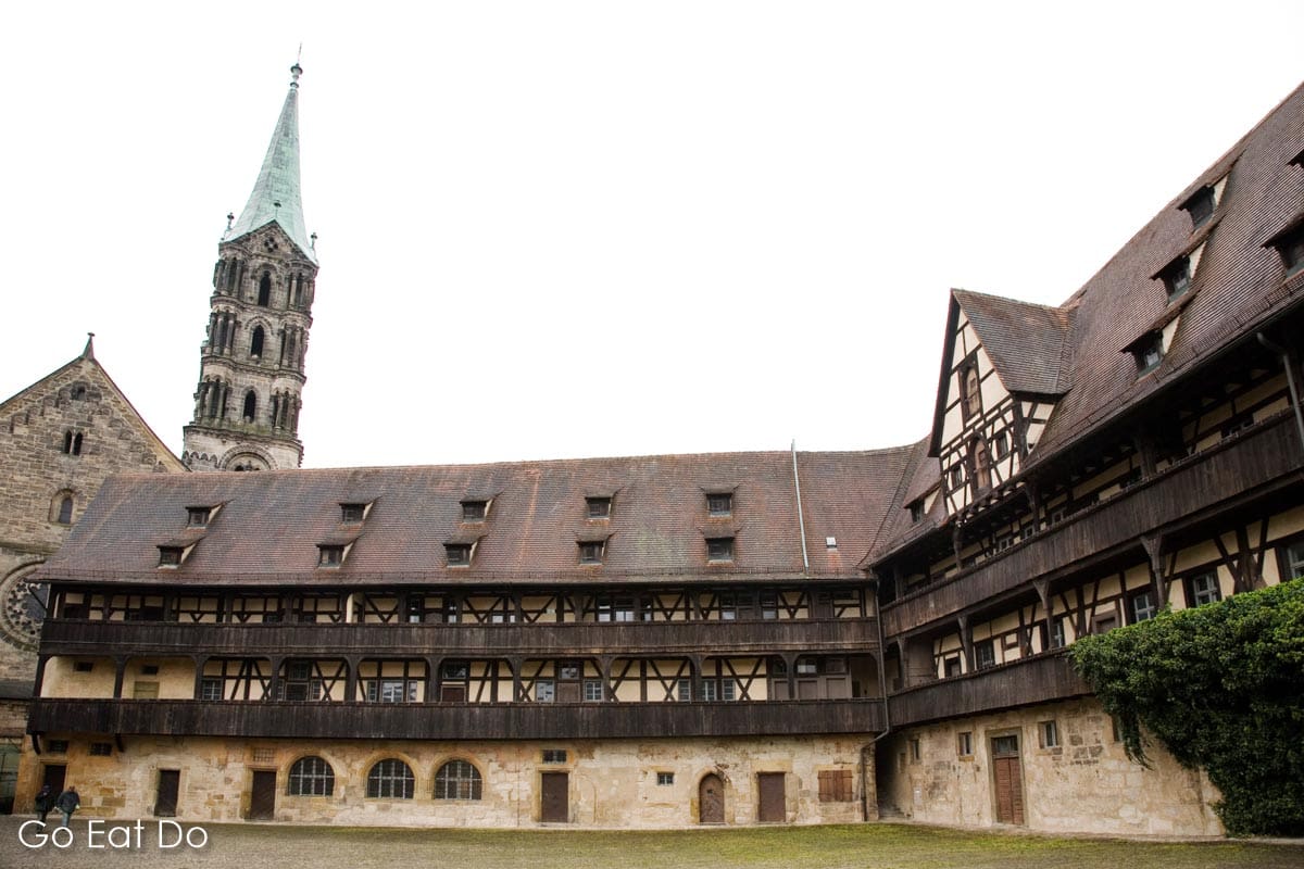 The Alte Hofhaltung (Old Courtyard), formerly a property belonging to the prince-bishops of Bamberg in the city of Bamberg.