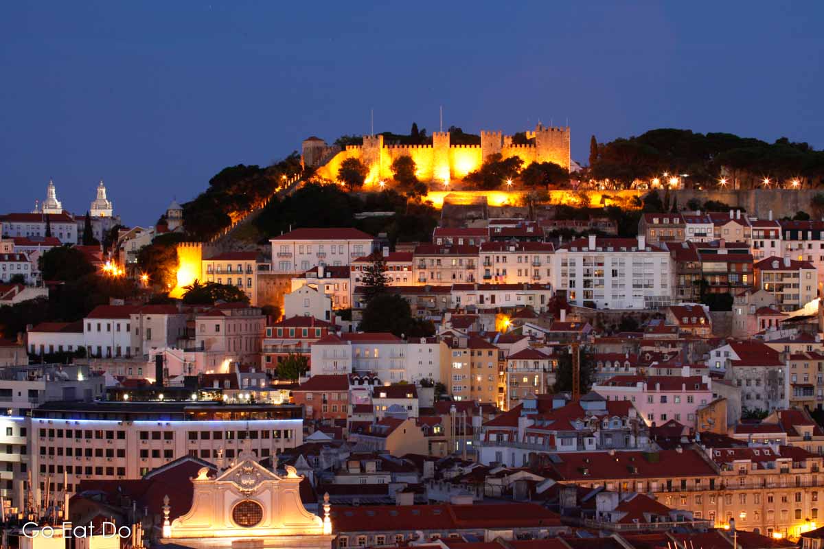 The Castle of St George in Lisbon, Portugal