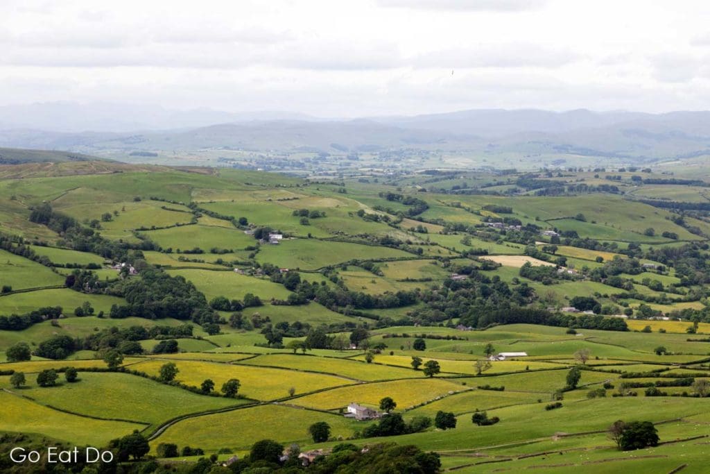 Rolling countryside in Cumbria