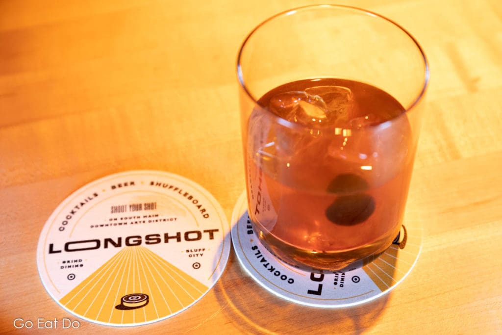 Old Fashioned at the Longshot bar below the Arrive Memphis hotel on South Main Street.