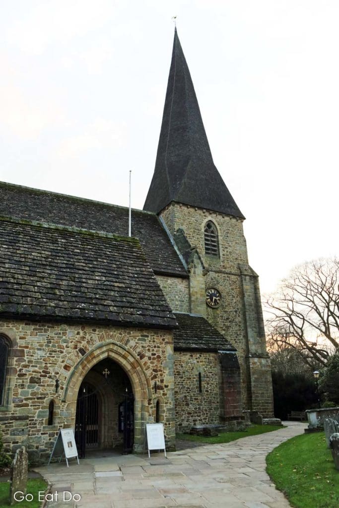 St Mary's Church in Horsham, a town that counts among the places to visit in West Sussex.