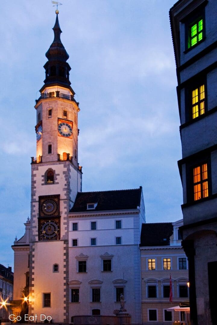 The Old Town Hall in Goerlitz, the German city that has been used as a filming location for several Hollywood movies
