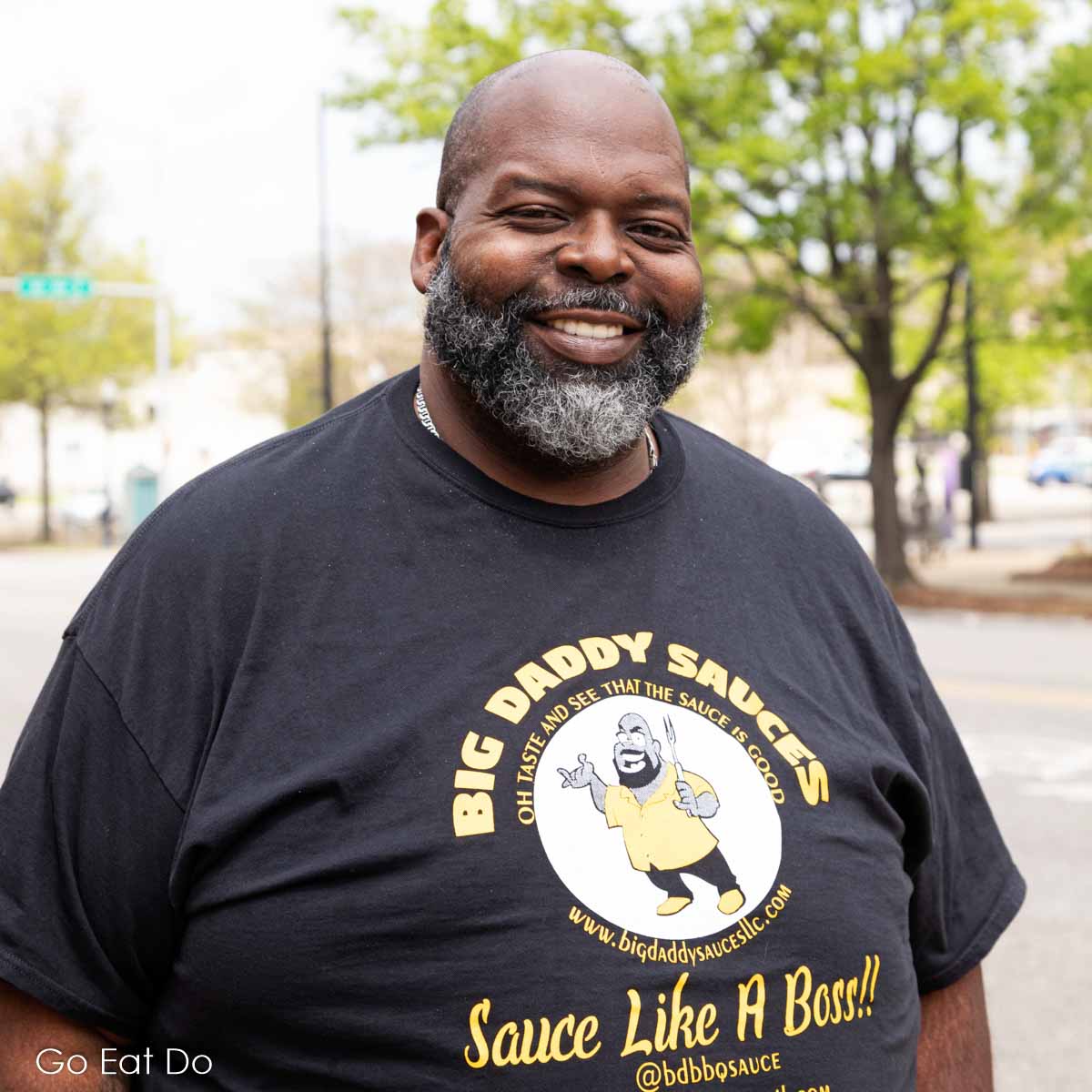 Chef Dwayne Thompson, the creator of Big Daddy Sauces.
