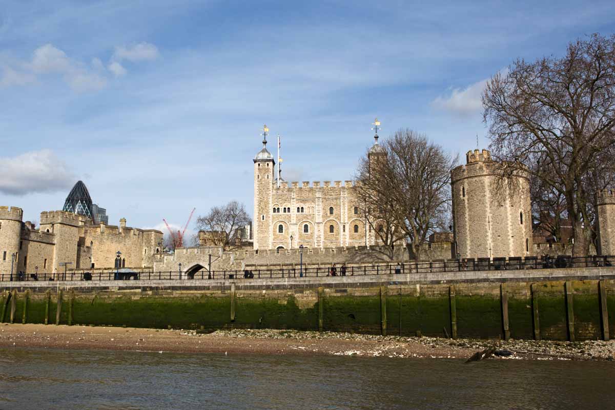 The Tower of London is one of the principal tourist attractions in England.