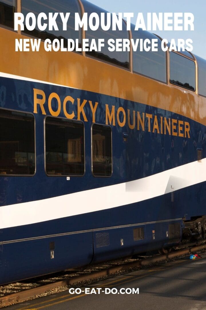 Rocky Mountaineer train new GoldLeaf Service cars made in Germany