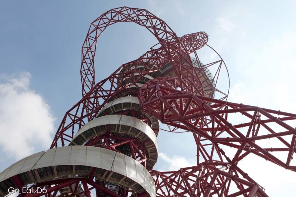 ArcelorMittal Orbit, in London's Queen Elizabeth Olympic Park, is the United Kingdom's tallest sculpture.