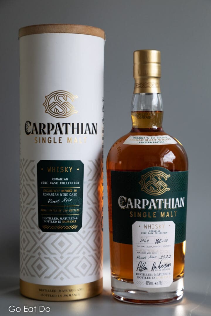 Carpathian Single Malt whisky from Romania. Go Eat Do