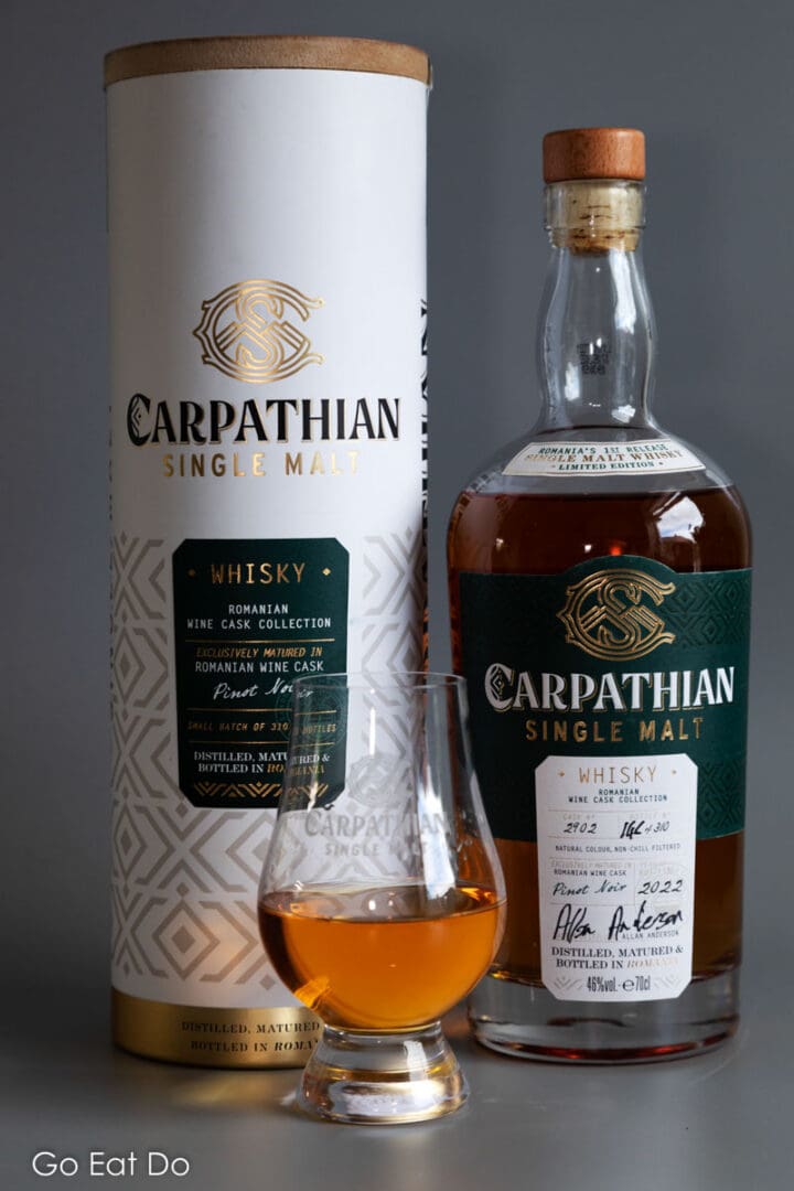 Carpathian Single Malt whisky from Romania.