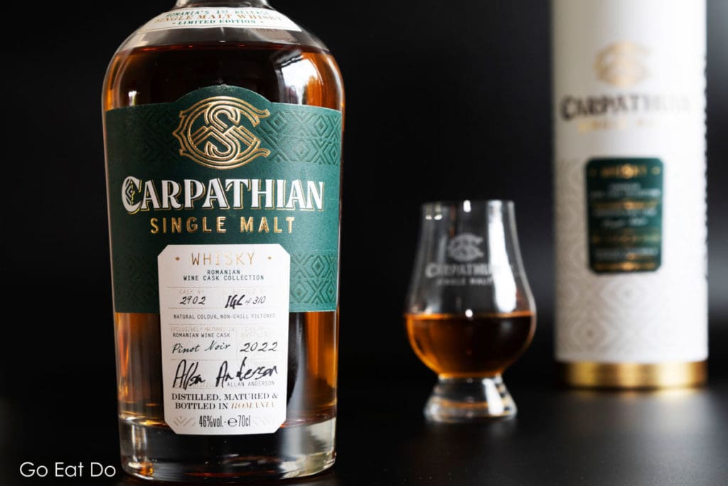 Ready to drink. Carpathian Single Malt whisky.