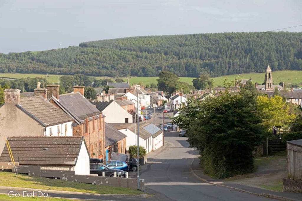 The village of Ecclefechan, just off the A74(M) in Dumfries and Galloway.
