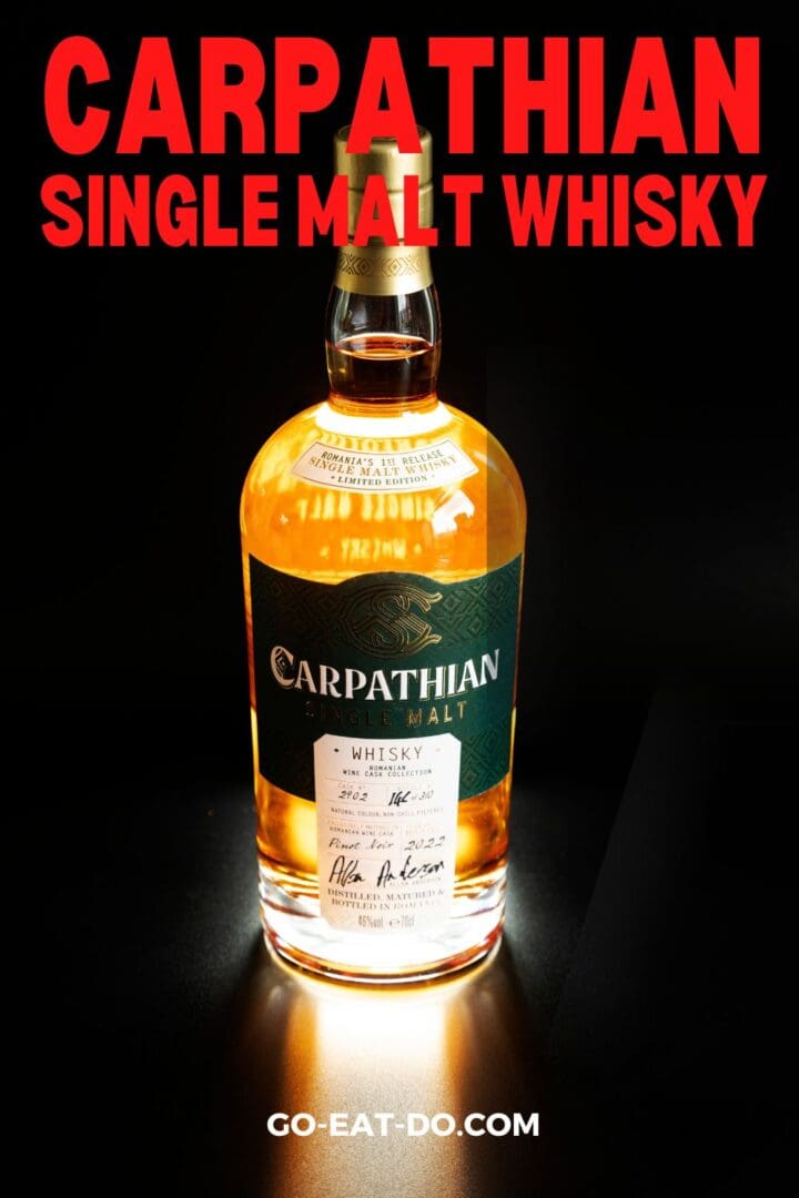 Go Eat Do's blog post about Carpathian Single Malt, a whisky from Romania.