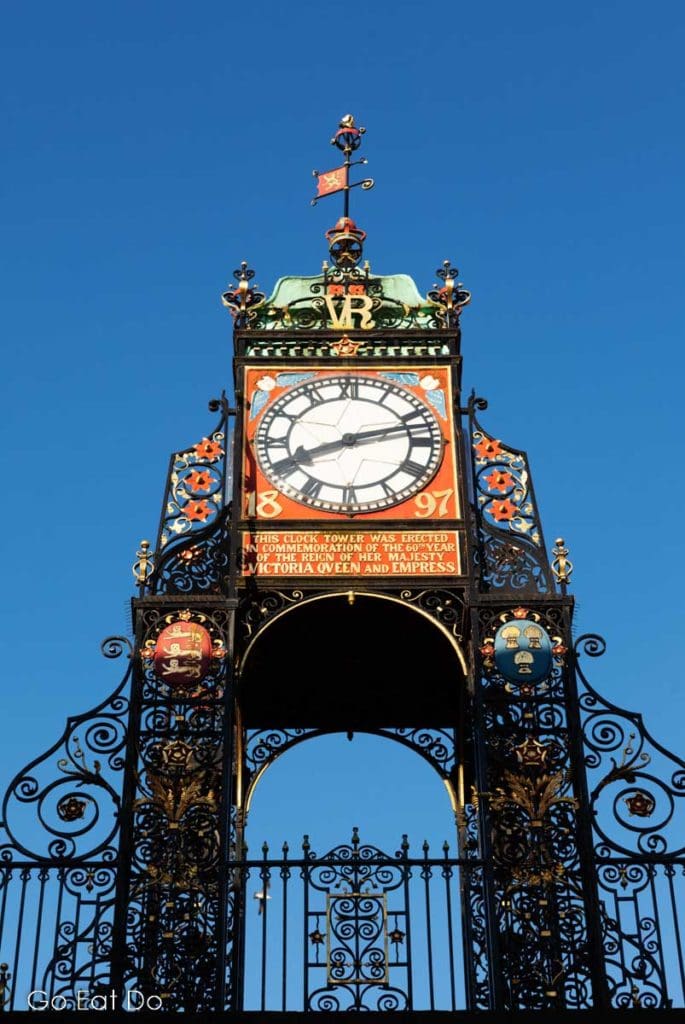 The Eastgate Clock was installed to commemorate Queen Victoria’s diamond jubilee and is one of the most famous landmarks in Chester.