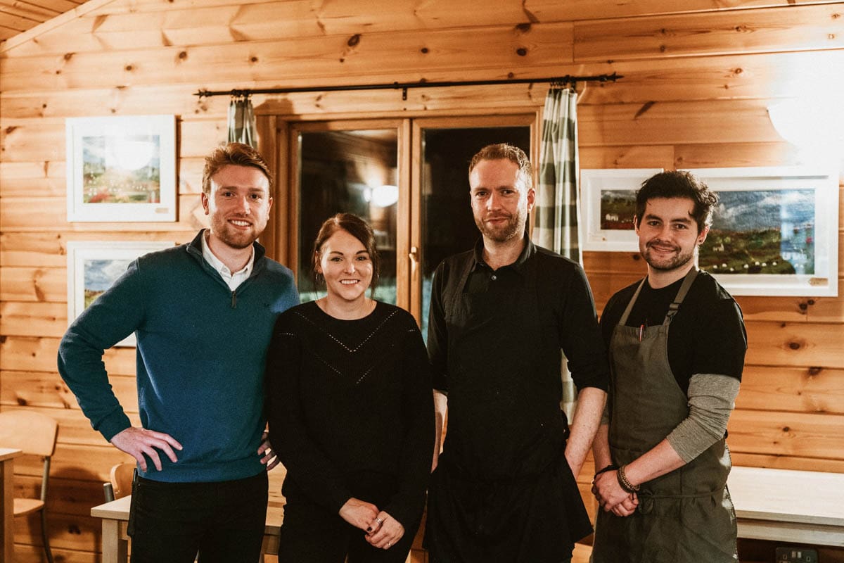 The team behind Coarse restaurant - Photo courtesy of Coarse restaurant in Durham.