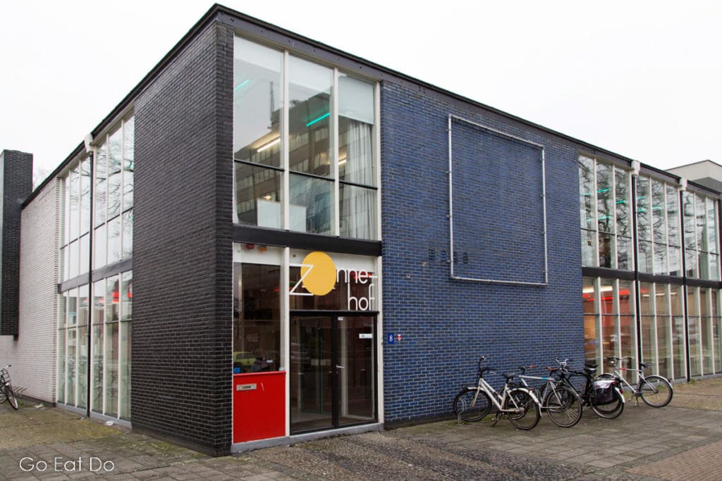 The Rietveld Pavilion in Amersfoort, designed by Gerrit Rietveld during the 1950s, it reflects some of the principles of De Stijl architecture and is now known as De Zonnehof.