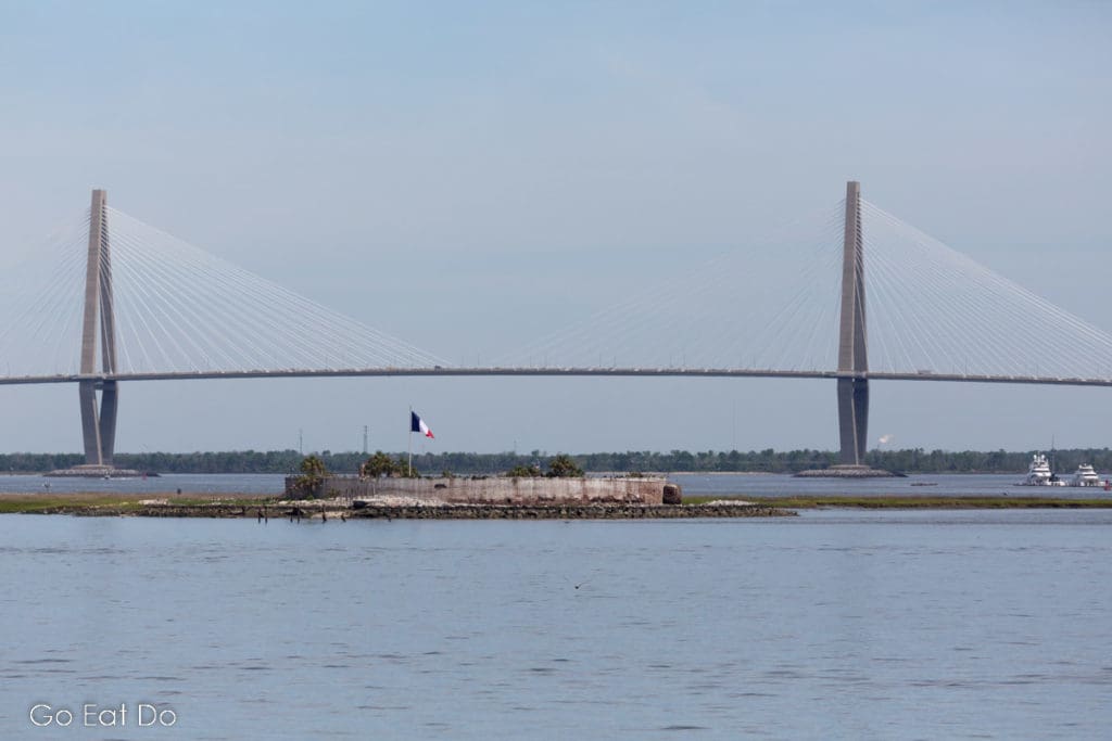 Arthur Ravenel Jr. Bridge crossing the Cooper River in Charleston, South Carolina.