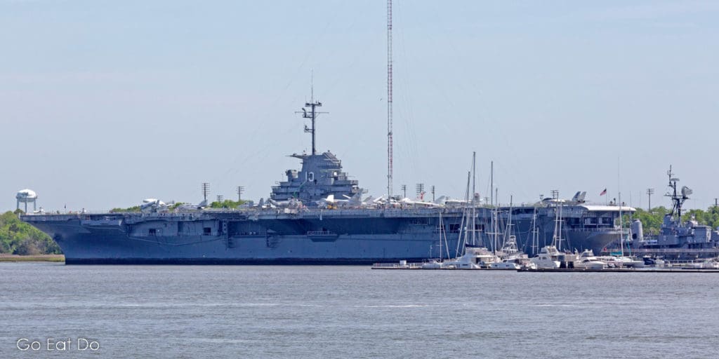 The USS Yorktown at Patriots Point Naval and Maritime Museum in Charleston.