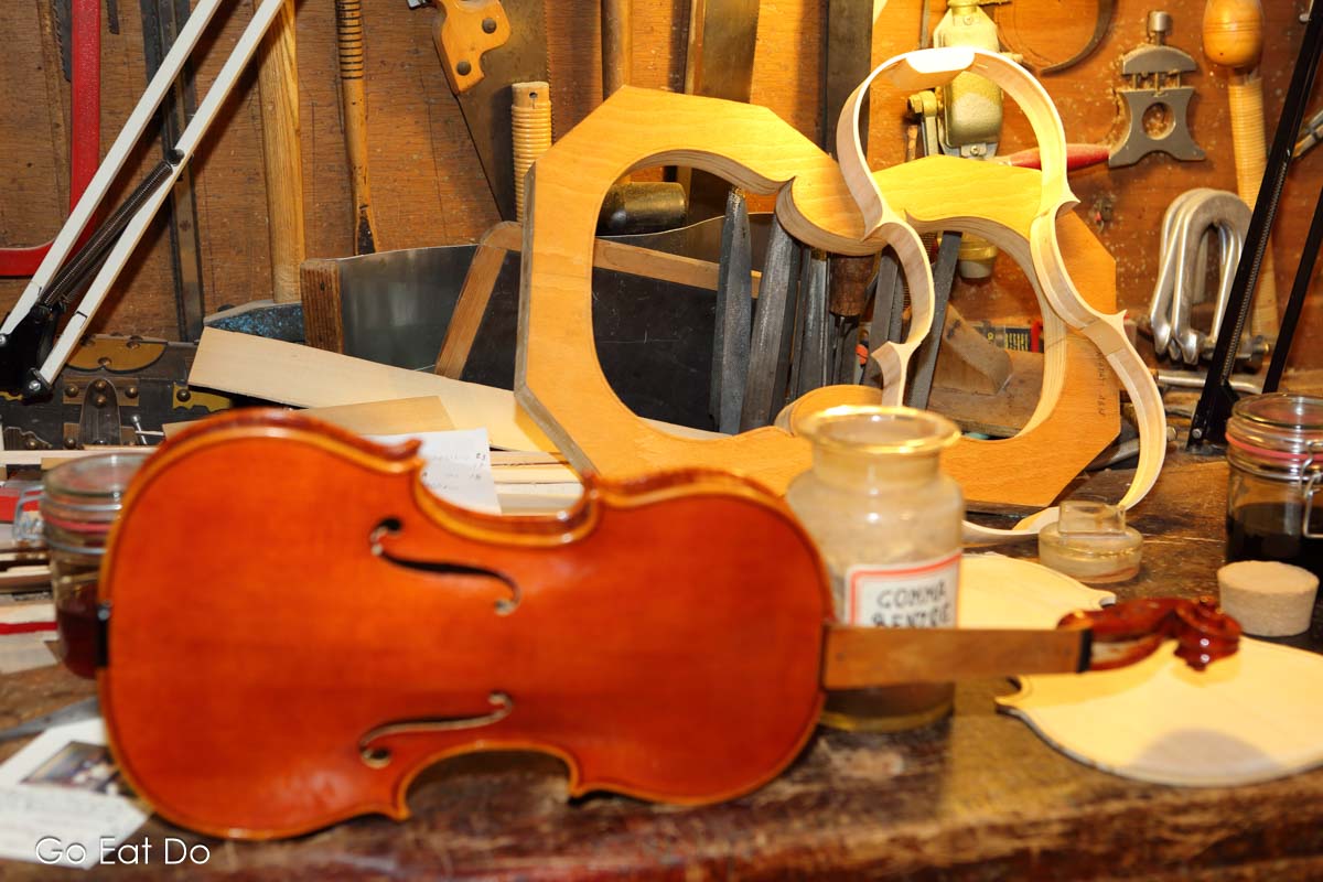 Violin making in Cremona, Italy, has a long history and continues to thrive.