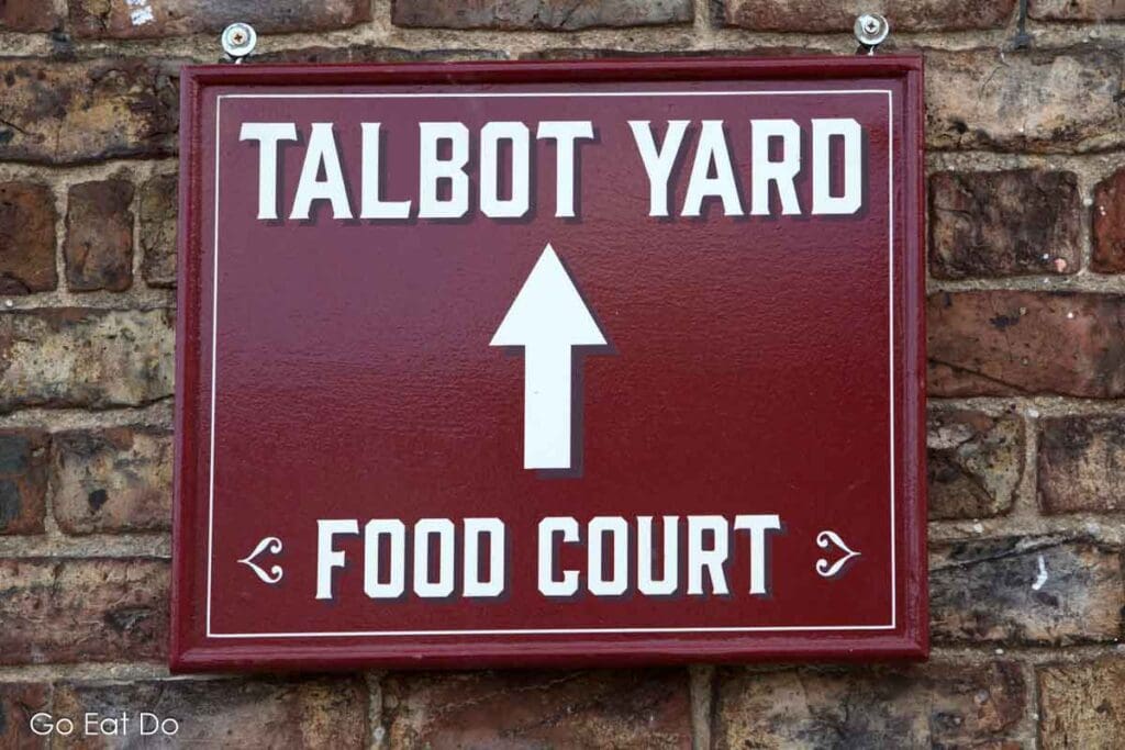 Talbot Yard Food Court, one of the key stops on any Malton Food Tour.