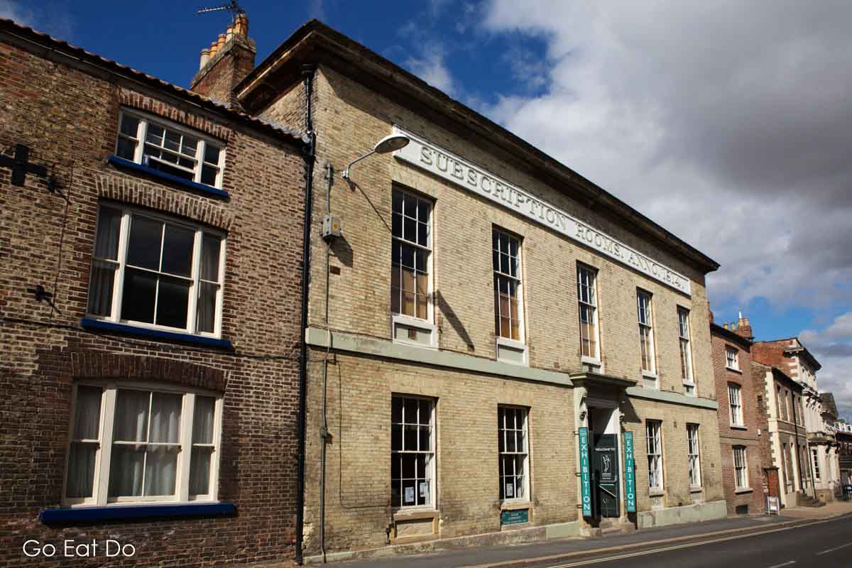 The Subscription Rooms dating from 1814, one of the historic buildings in Malton, North Yorkshire.