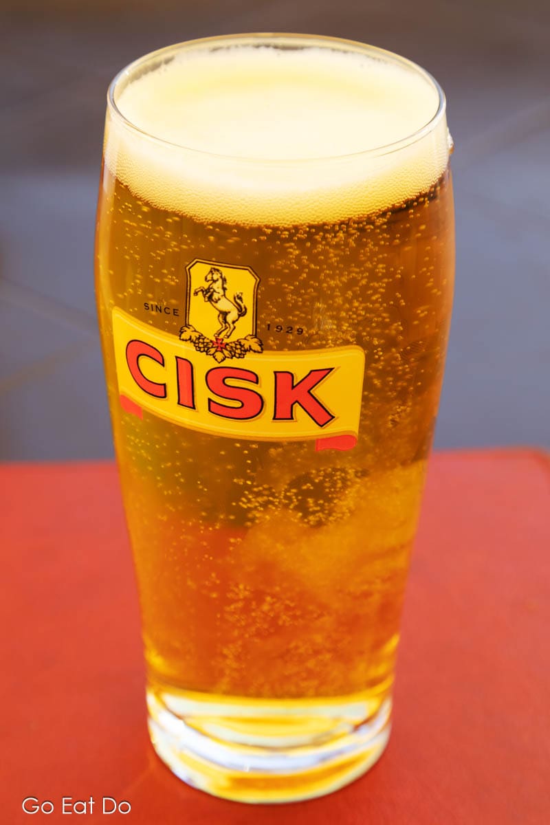 Cisk Lager Beer is a popular brand of beer in Malta.