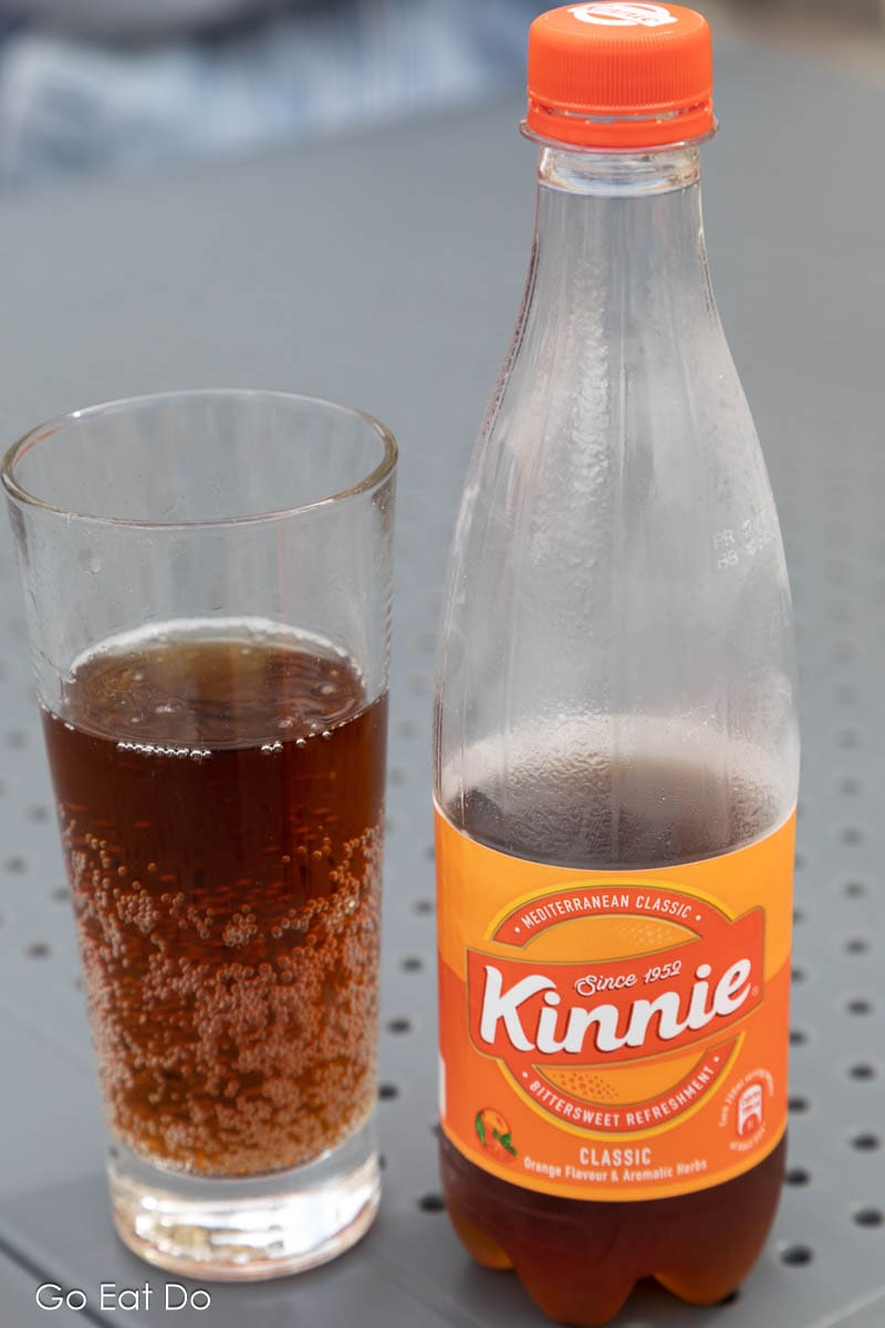 Kinnie is a Maltese soft drink that can be bought in shops and cafes.