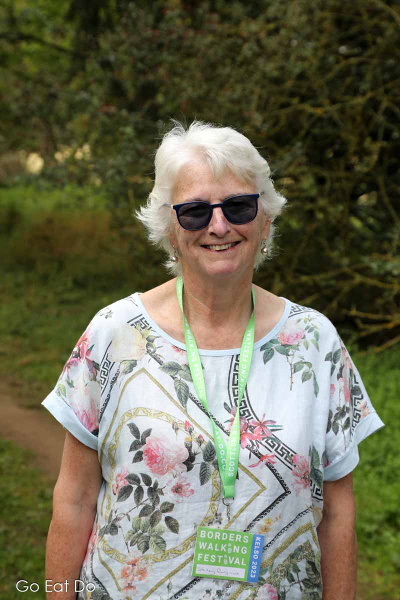 Shirley Redgrave, Chair of the 2023 Scottish Borders Walking Festival.