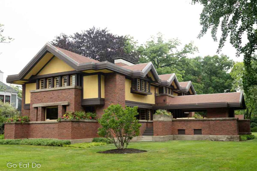 The Peter A. Beachey House in Oak Park, Illinois.