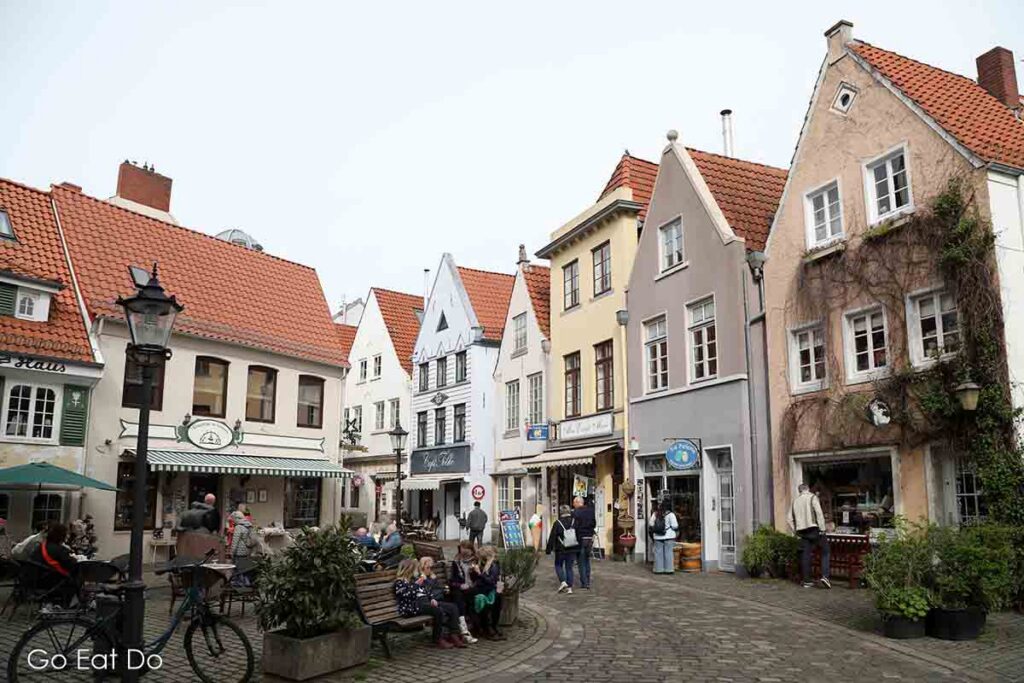 The Schnoor district is an interesting place to spend an afternoon or evening during a weekend in Bremen.